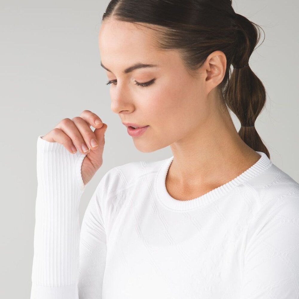 Lululemon Rest Less Pullover White | Size 10